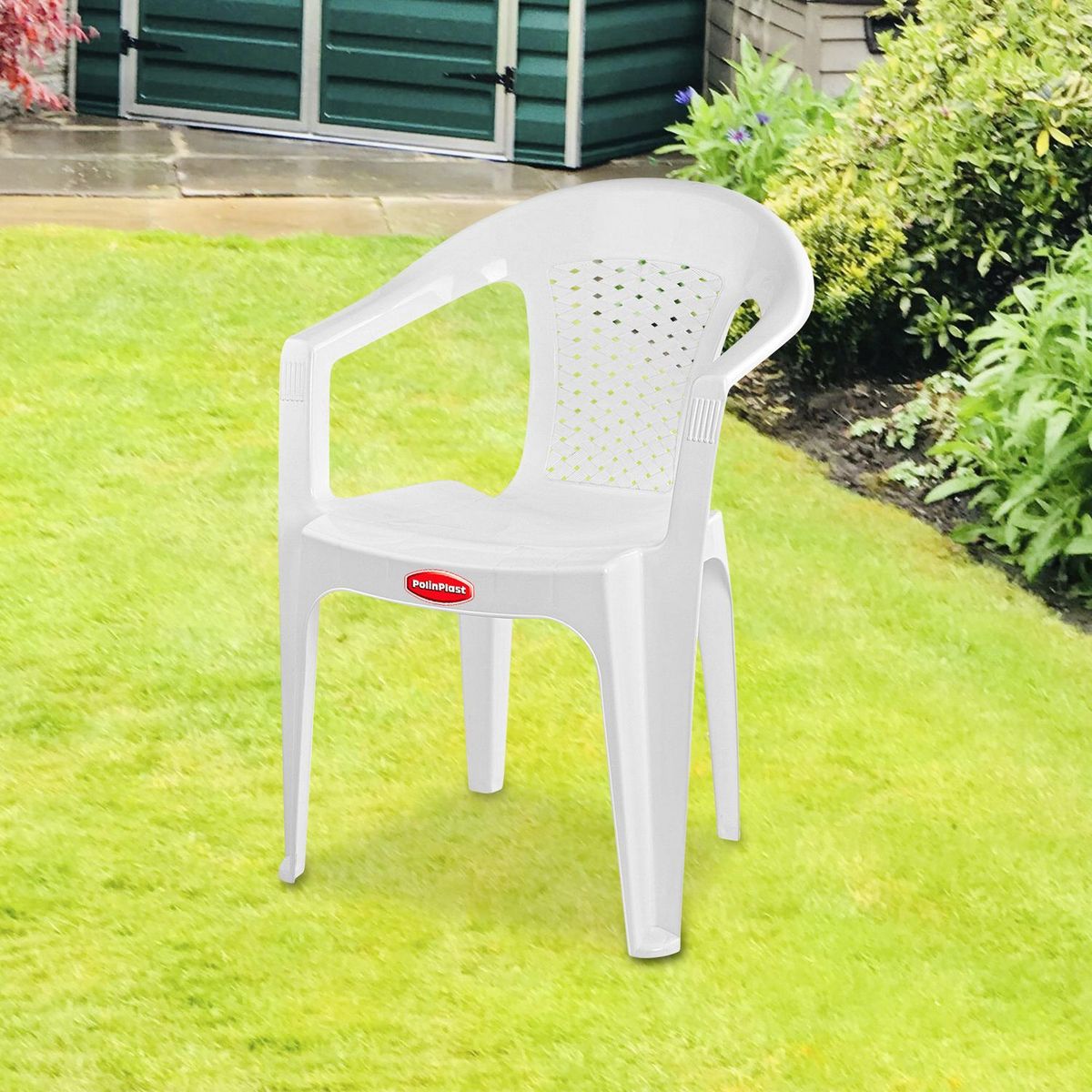 Silla de Plástico Florencia Blanca, marca POLINPLAST - Foto 2