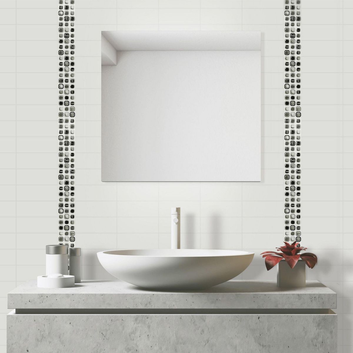 KANTU - Listelo Grigio 40x5.5cm