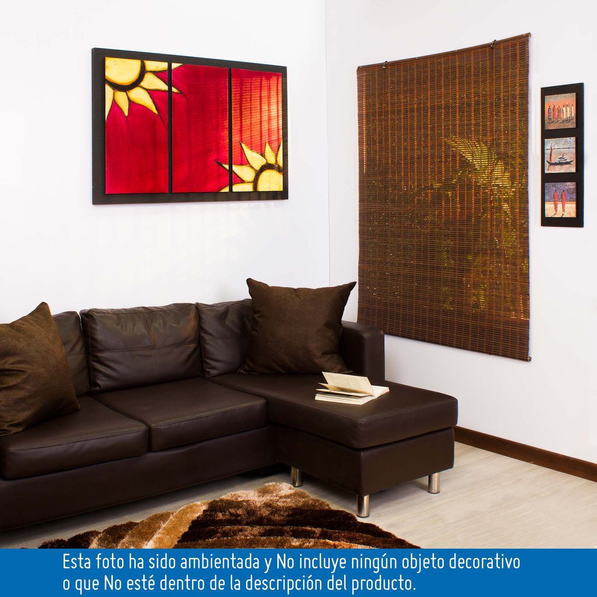 JUST HOME COLLECTION - Persiana Horizontal De Bambú 120x165cm Seul