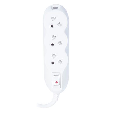 Extensin 3 Tomas Universal + Tierra 3 Metros Blanco