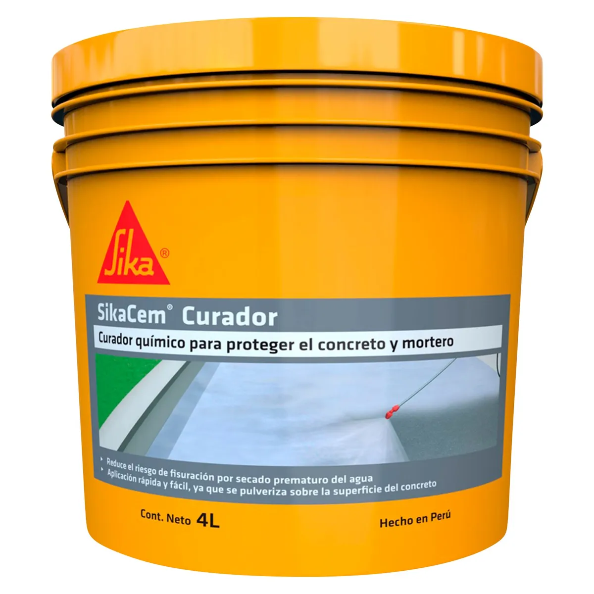 SIKA - Sika Sikacem Curador de Concreto | líquido incoloro de curado para concreto y mortero 4 L