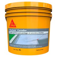 Sika Sikacem Curador de Concreto | líquido incoloro de curado para concreto y mortero 4 L