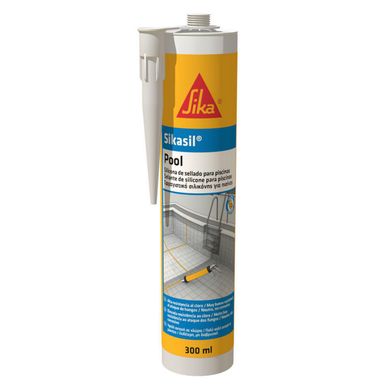 Silicona Transparente Sika para Piscina Sikasil Pool 300 ml