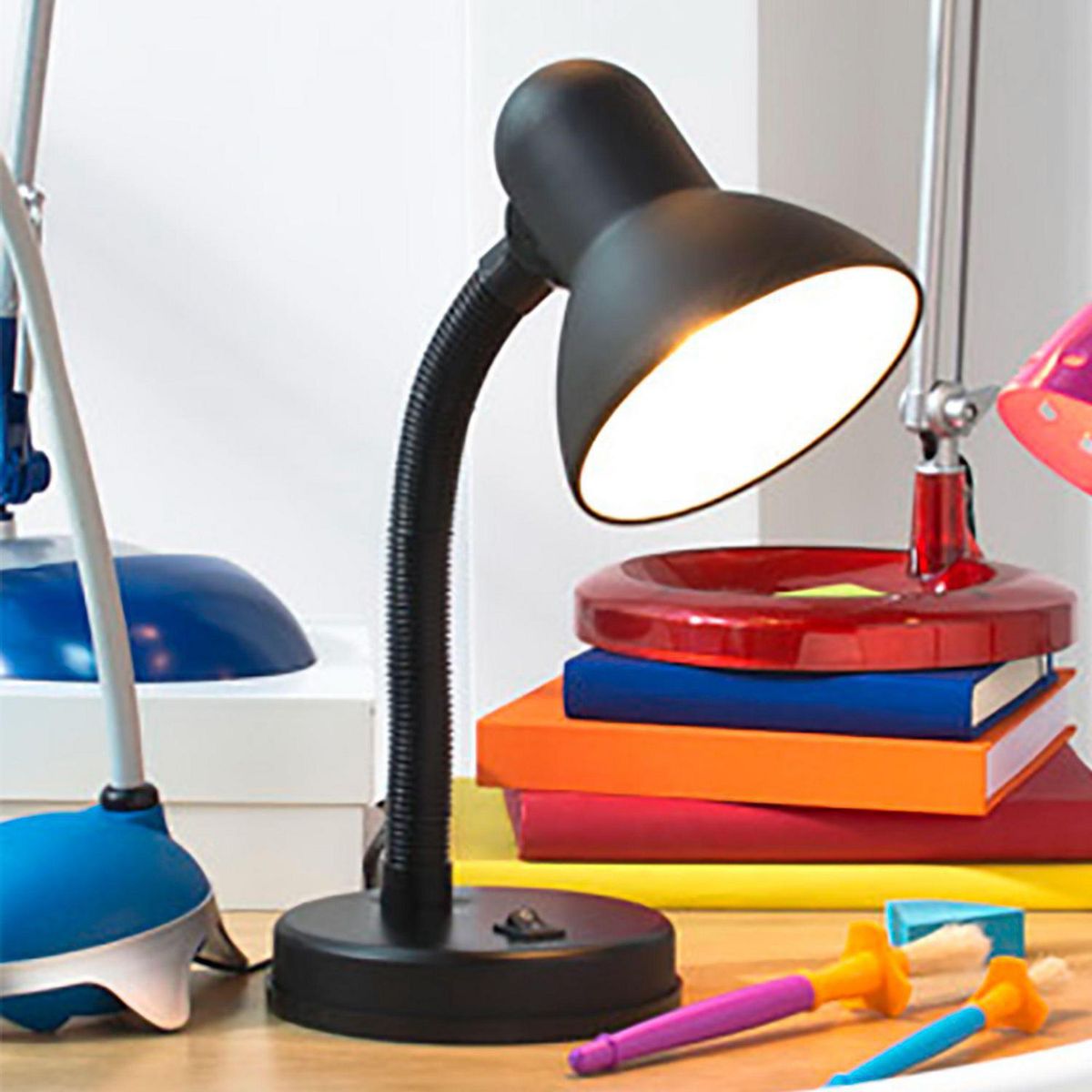 CASA BONITA - Lámpara de Escritorio Piccola E27 Negra