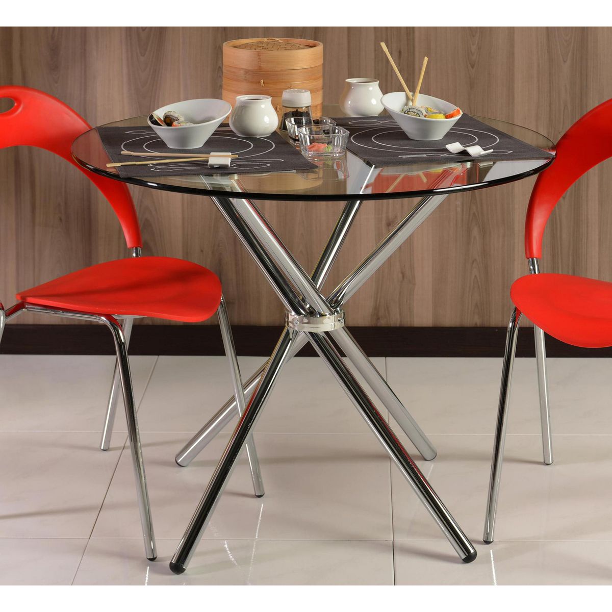 JUST HOME COLLECTION - Mesa de Comedor vidrio Clásica