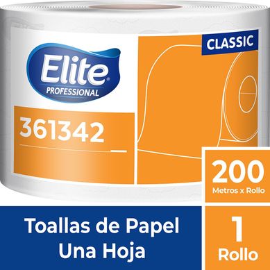 Papel Toalla Marrn 200m x 1 Unidad