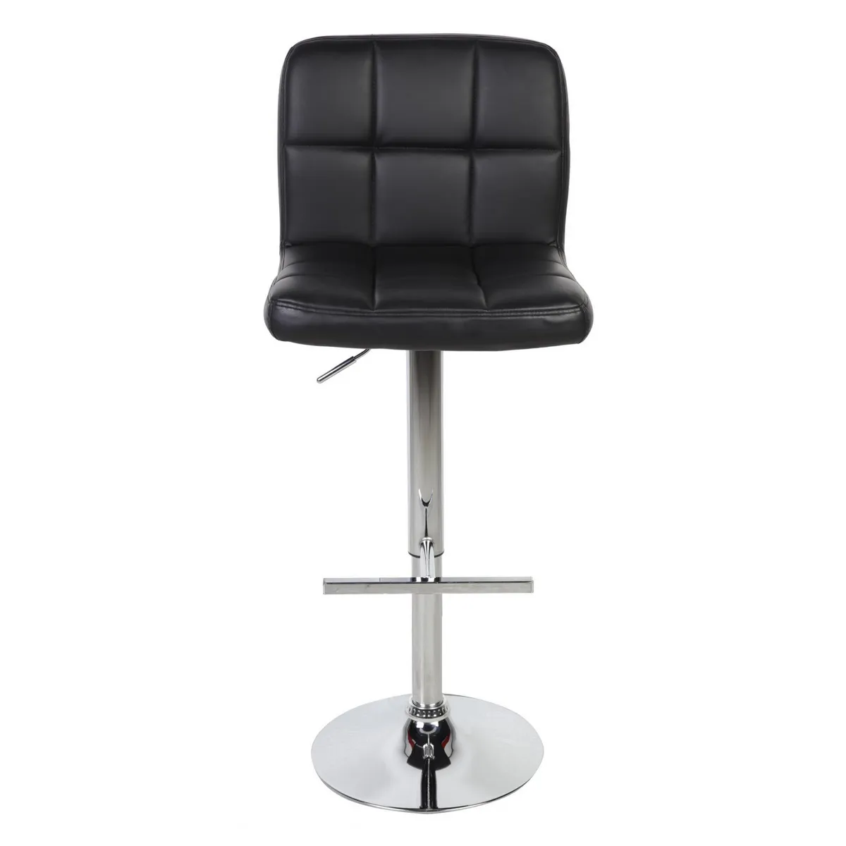 JUST HOME COLLECTION - Silla Bar Acolchada Negro