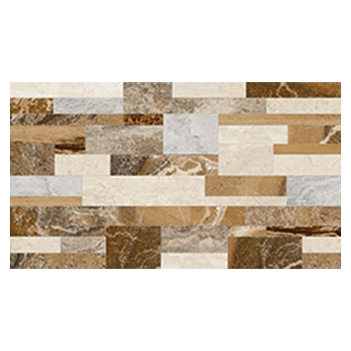 SAN LORENZO - Cerámica Luau Natural Beige Fachaleta 34x60cm para muro