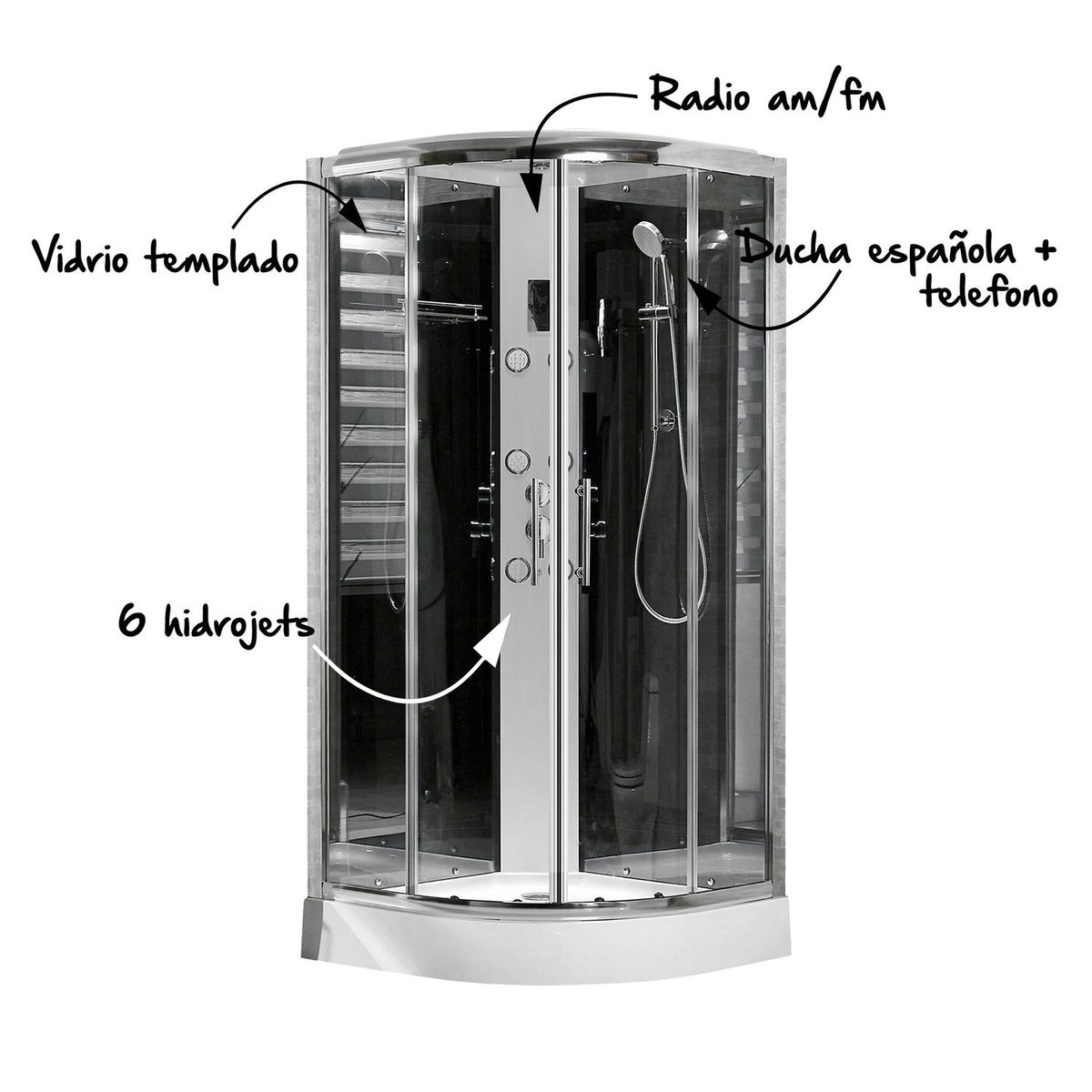 SENSI DACQUA -  de Receptáculo Corredera x 
