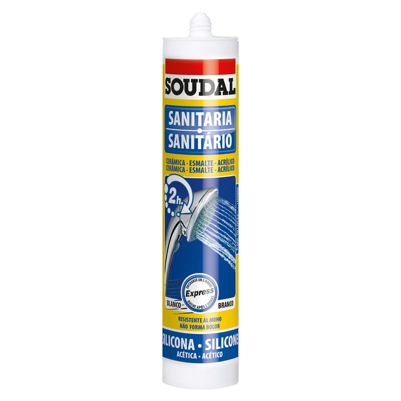 SOUDAL - Silicona Blanco Soudal Exprés 300ml