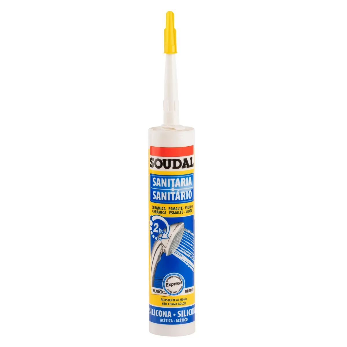 SOUDAL - Silicona Blanco Soudal Exprés 300ml