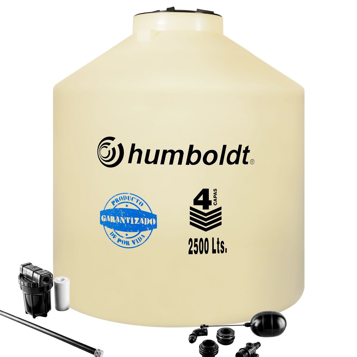 HUMBOLDT - Tanque de Agua Arena Humboldt 2500 L + Accesorios