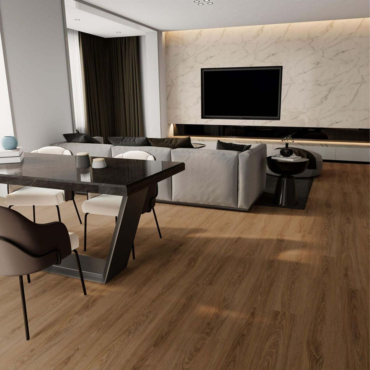 LG - Pisos Vinílico en Rollo Nogal 1.5 mm - Venta por metro cuadrado