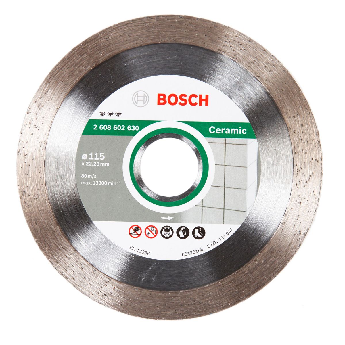 BOSCH - Disco Diamantado Continuo para cerámica 4 1/2"
