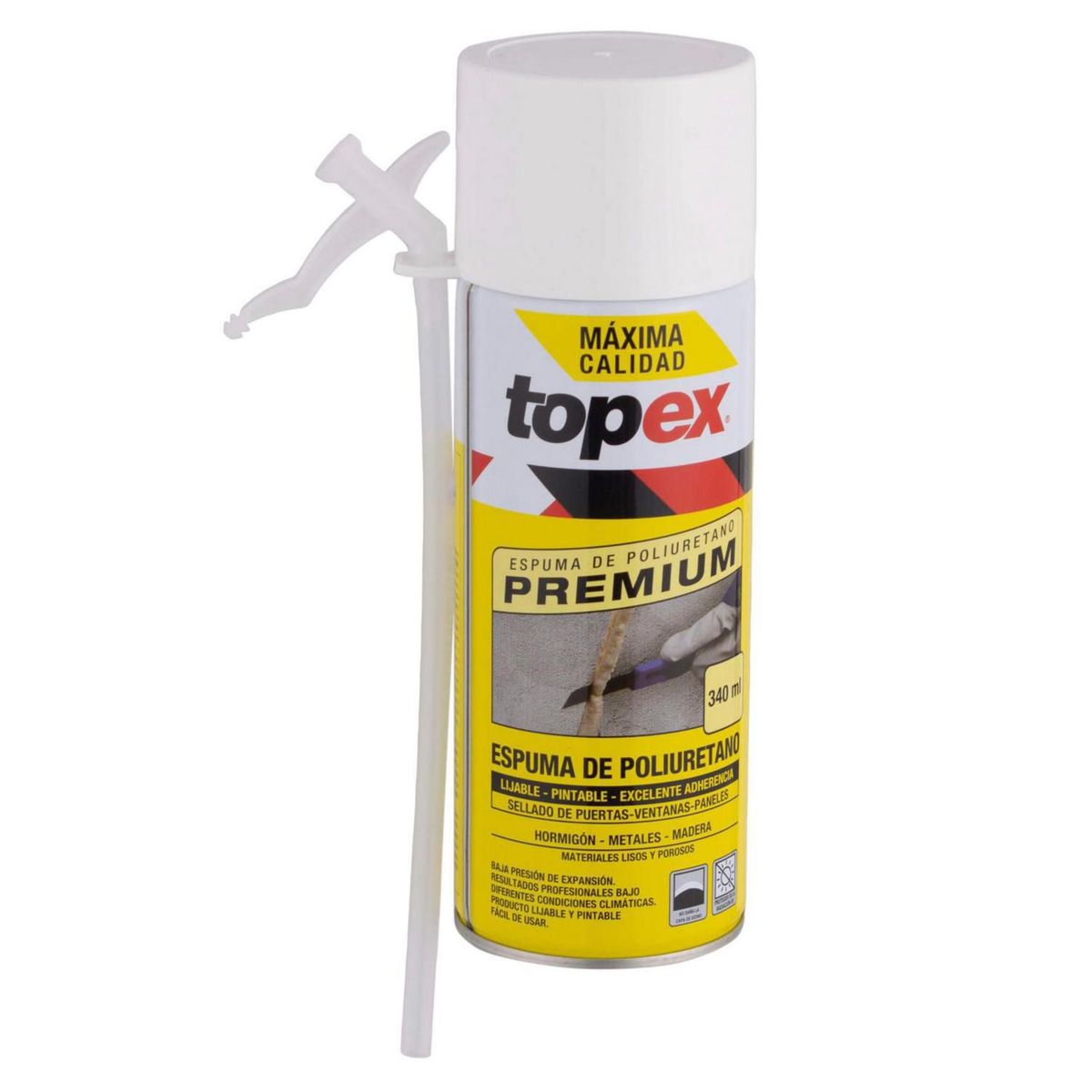 TOPEX - Espuma de poliuretano 340 ml
