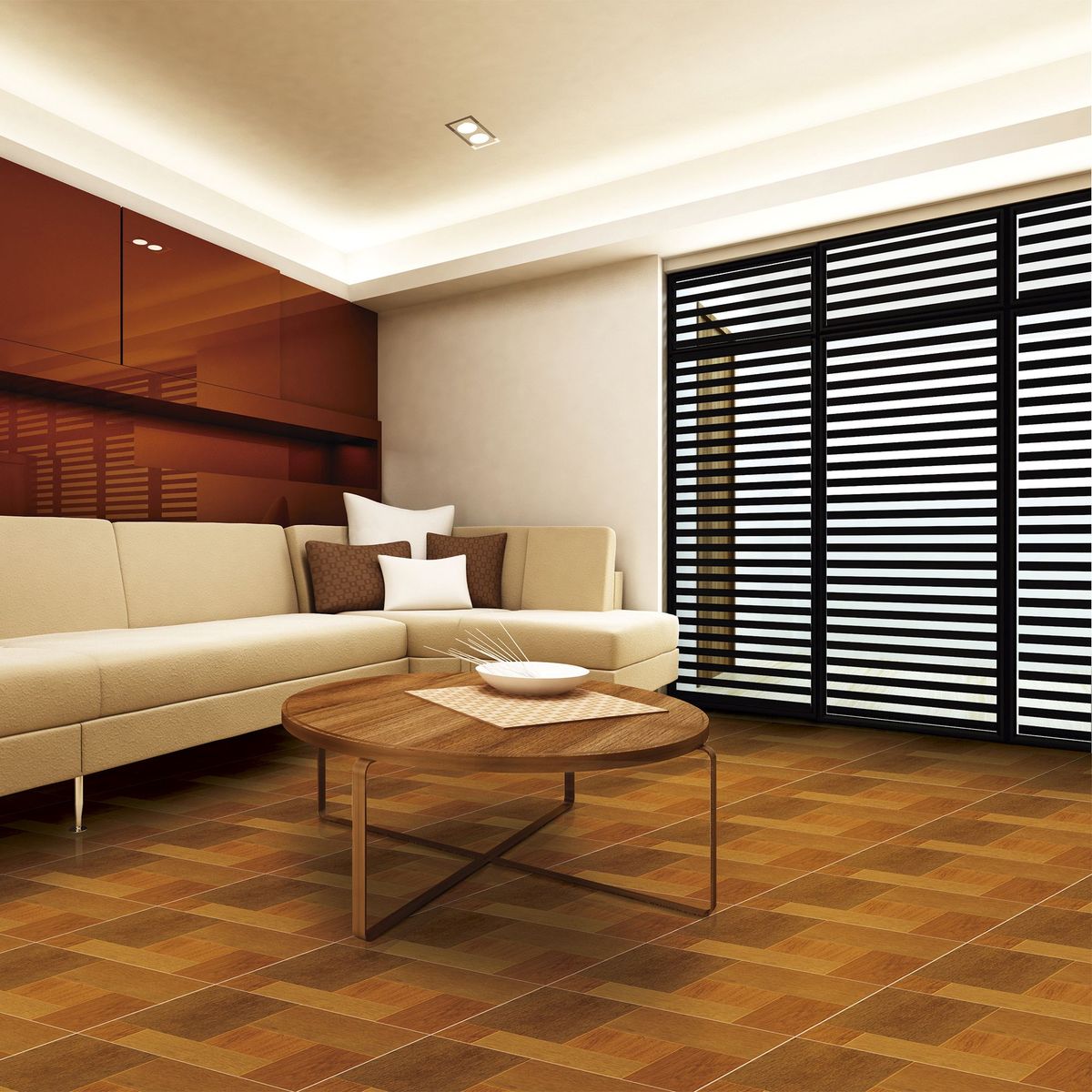 GALA - Cerámica Marrón Maderado 46X46cm 1.9m2 Parana