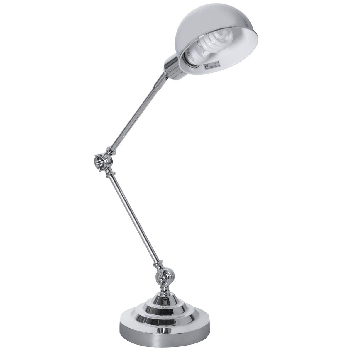 JUST HOME COLLECTION - Lámpara de Escritorio Flex Cromo E27
