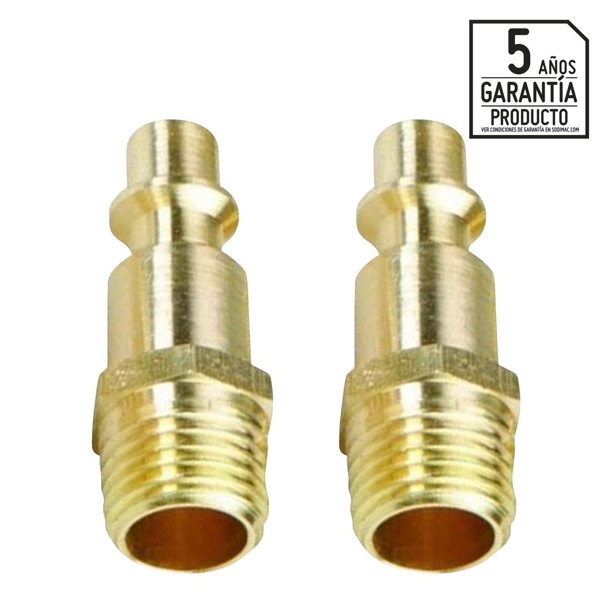 UBERMANN - Conector Rápido de Bronce 1/4" 2 piezas Uberman