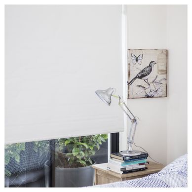 Cortina Enrollable Black Out 120x165cm Blanco