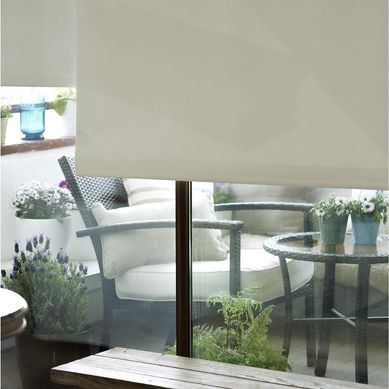 Cortina Enrollable Black Out Crudo 160x165cm