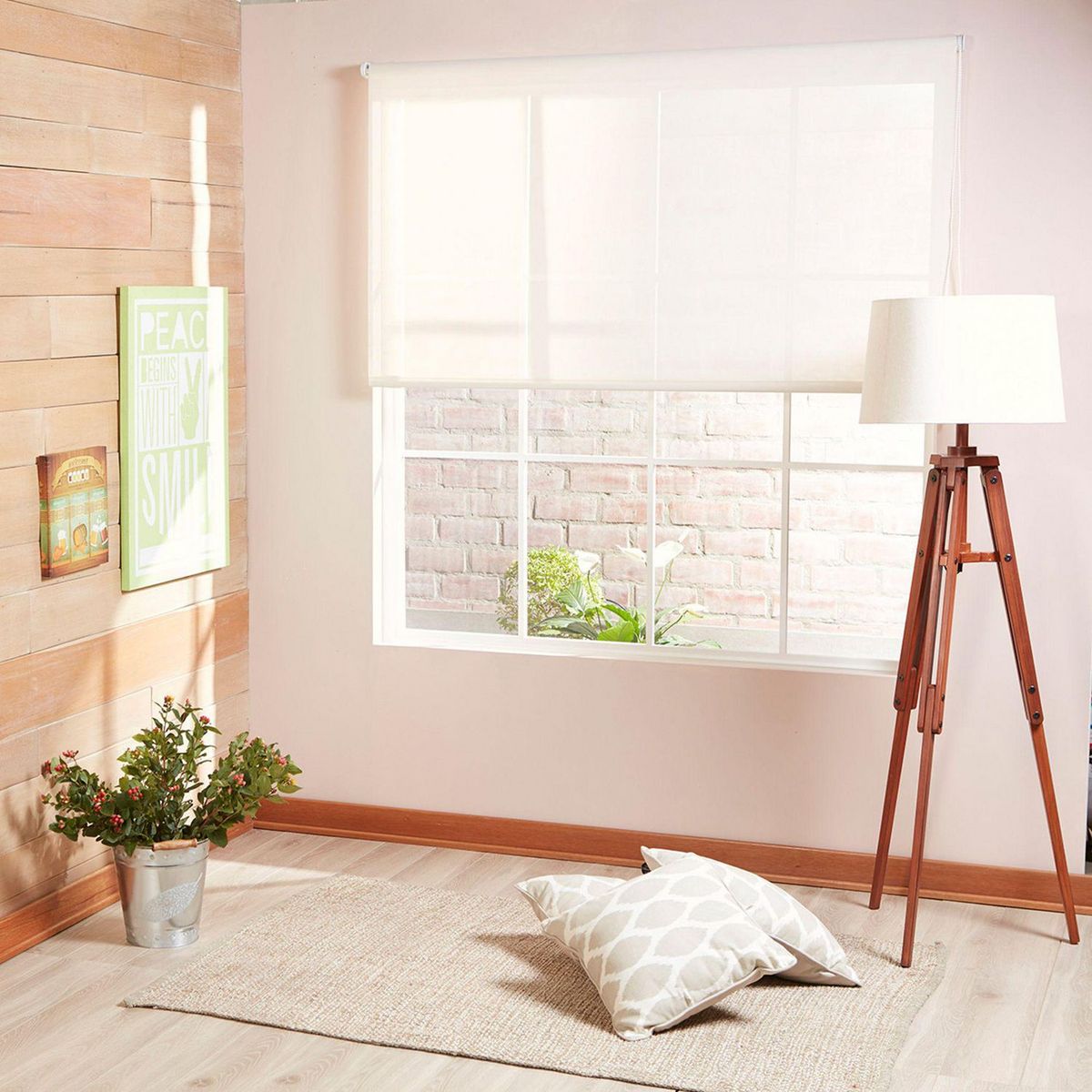 JUST HOME COLLECTION - Cortina Roller Screen 5% 160x165cm Crudo