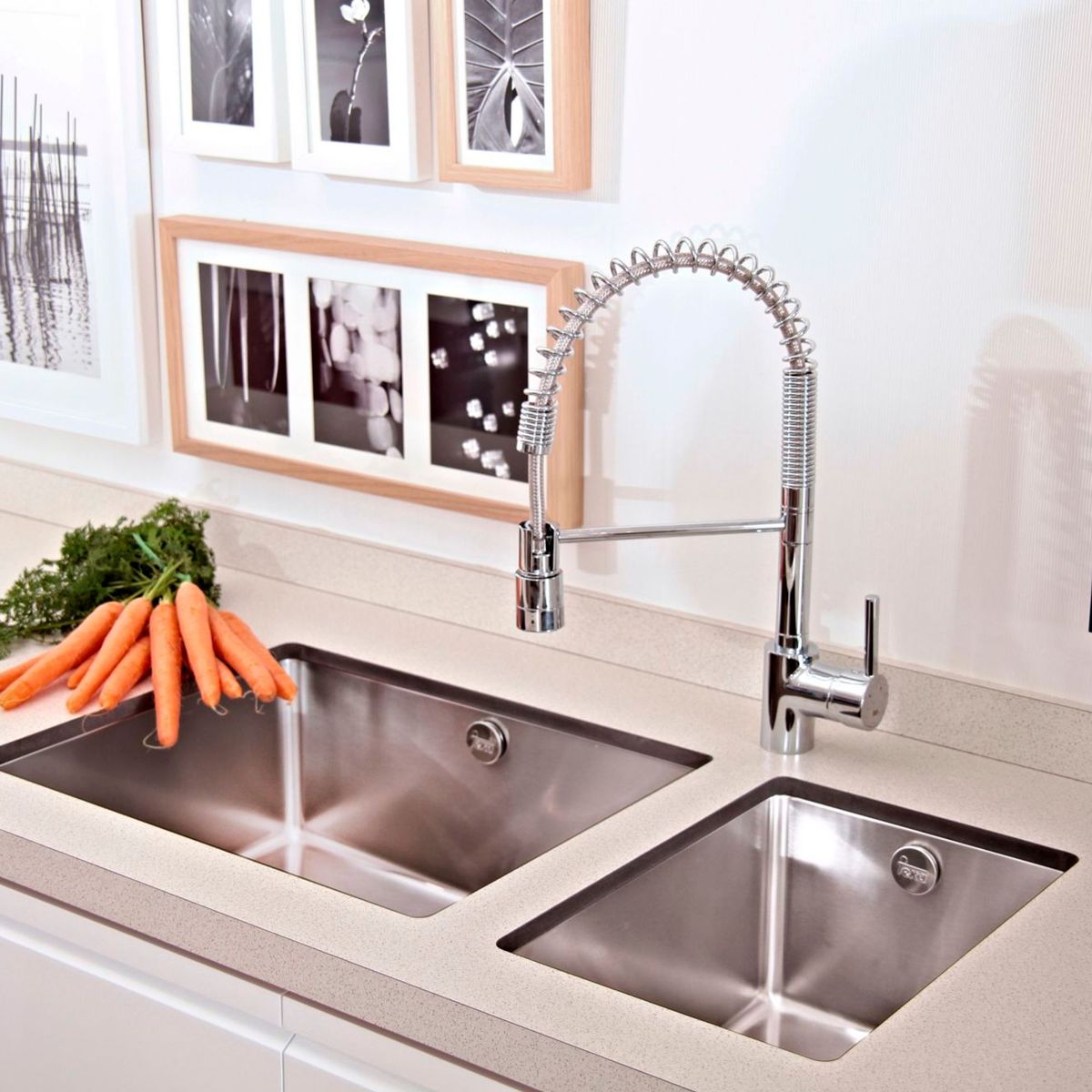 TEKA - Grifería Monocomonado de Cocina Cuadro Pro Compact