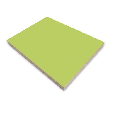 Tablero recubierto con Melamina Verde 18mm 2.15x2.44m
