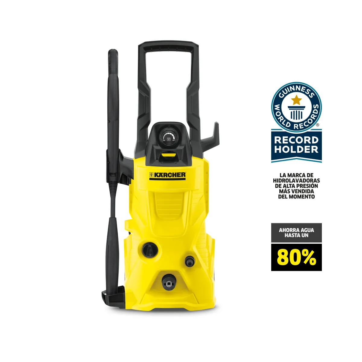 KARCHER - Hidrolavadora Eléctrica Karcher K4 1800W 130bar + 4 Accesorios