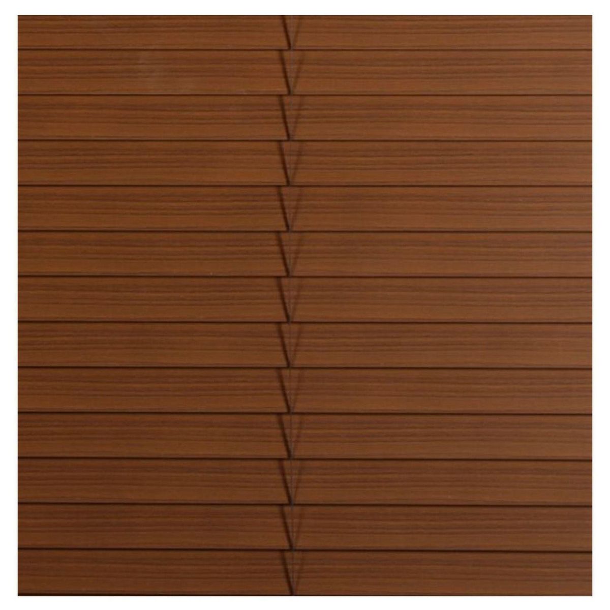 JUST HOME COLLECTION - Persiana Horizontal De Madera Color Chocolate 160x165cm