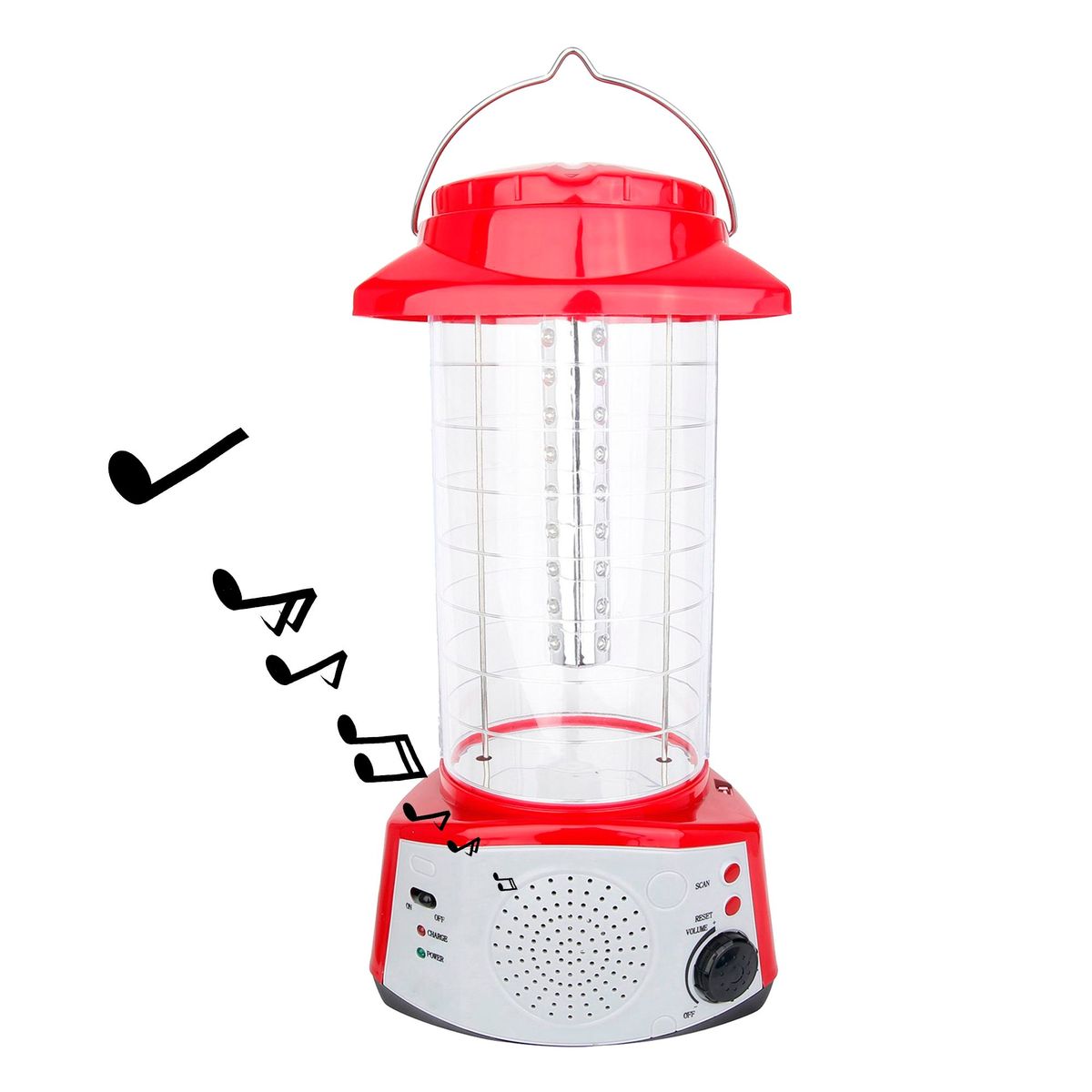 HALUX - Linterna de Emergencia LED con Radio