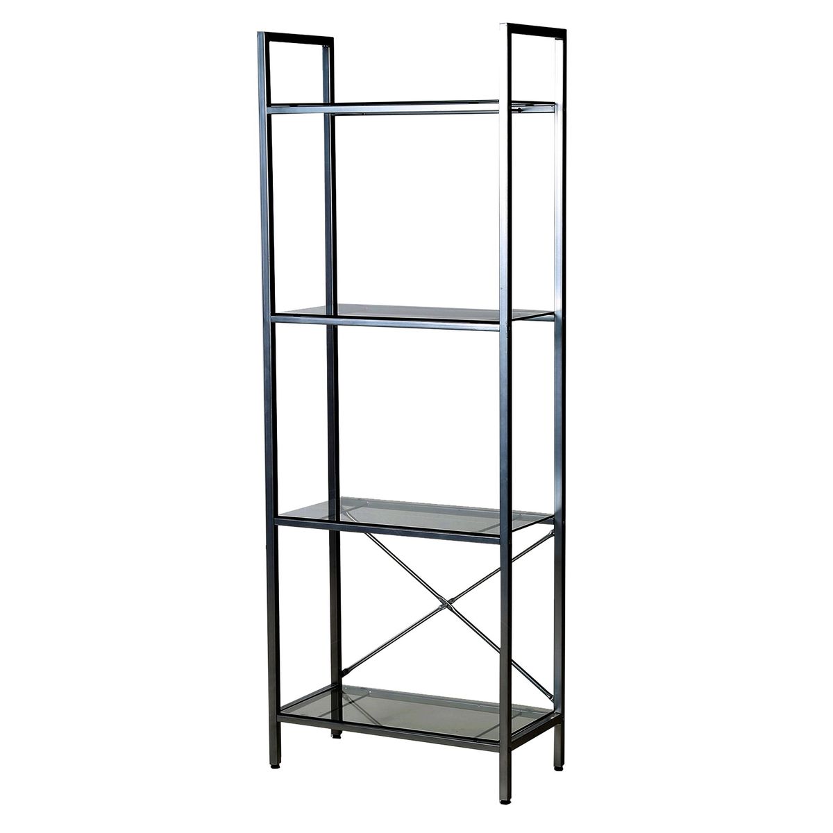 JUST HOME COLLECTION - Estante de Vidrio 4 Repisas