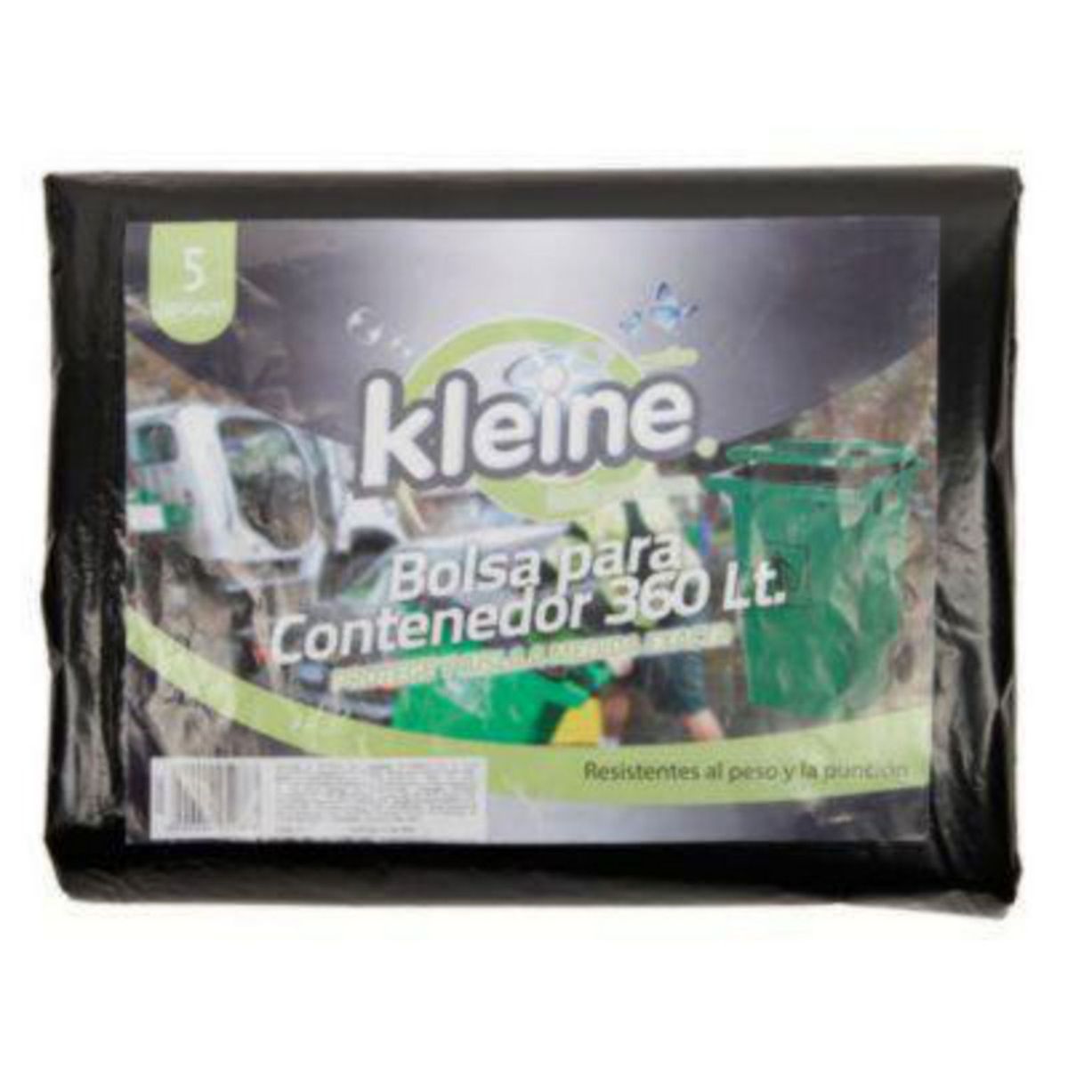 KLEINE WOLKE - Bolsa para basura 360 Litros 5und