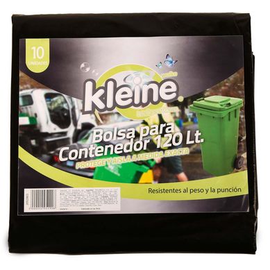 Bolsa para basura 120 L pack x 10