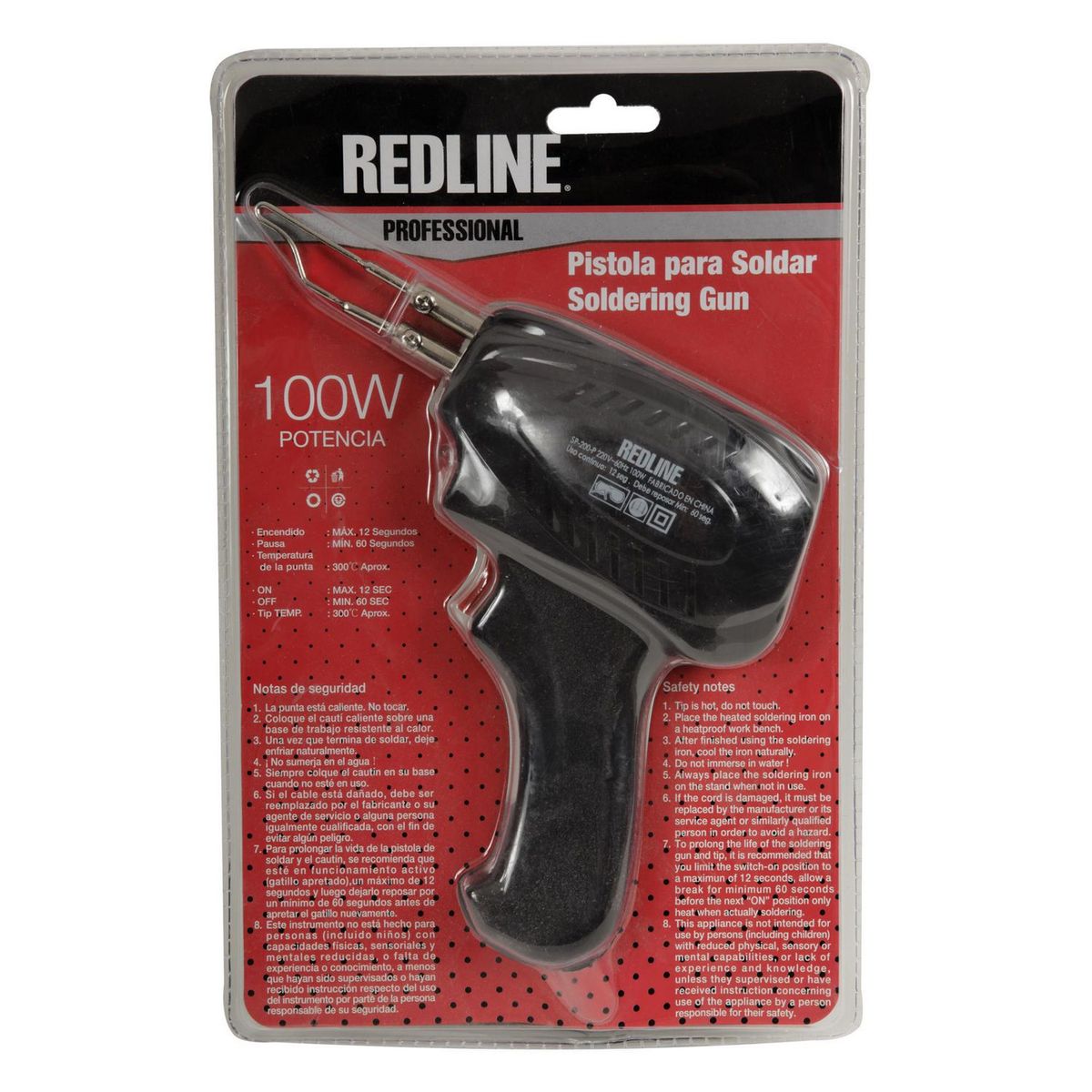 REDLINE - Cautín Tipo Pistola 100W