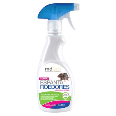 Lquido Espanta Ratas 500 ml Plstico Blanco 9 cm23 cm7 cm