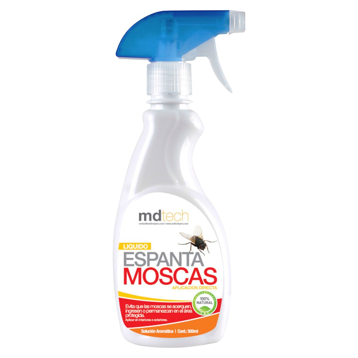 MDTECH - Líquido Espanta Moscas 500 ml Spray (210) Repele moscas