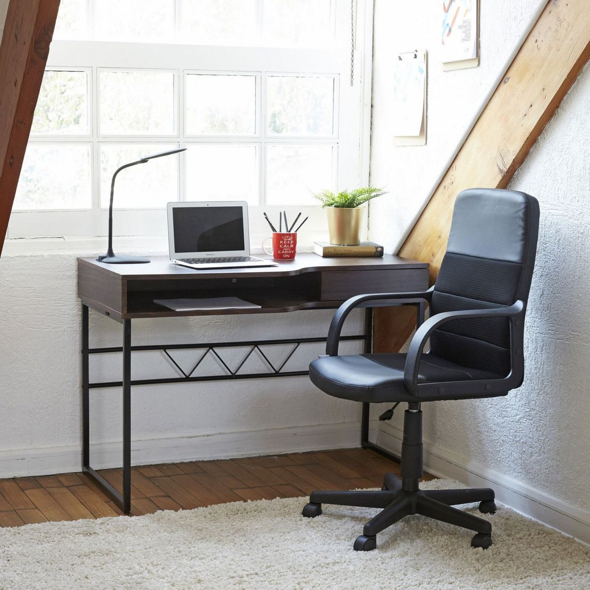 HOMY - Silla de Oficina con Malla Negro