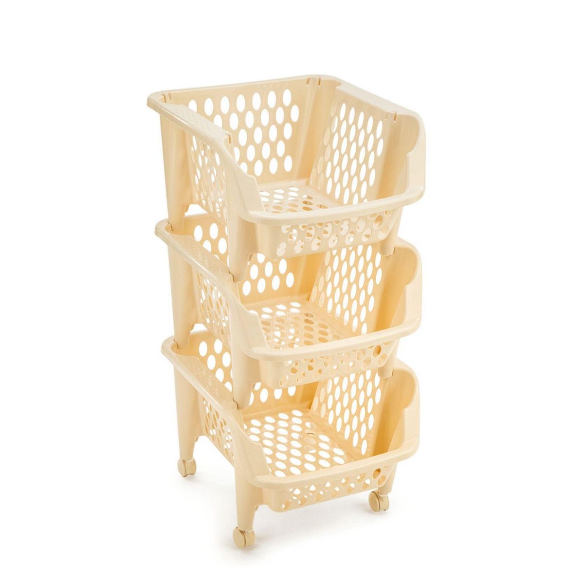 REYPLAST - Despensedor 3 Niveles con ruedas Reyplast