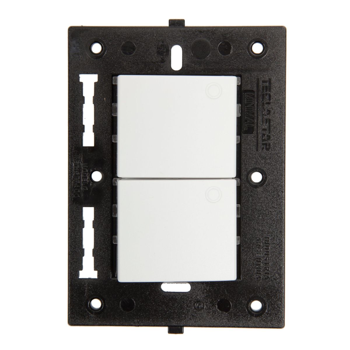 HALUX - Interruptor Doble Halux Minimal Blanco