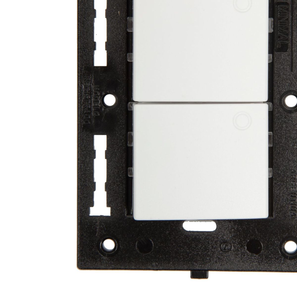 HALUX - Interruptor Doble Halux Minimal Blanco