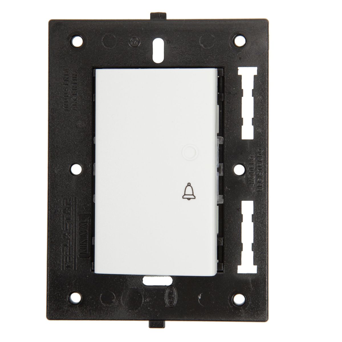 HALUX - Pulsador Minimal Blanco