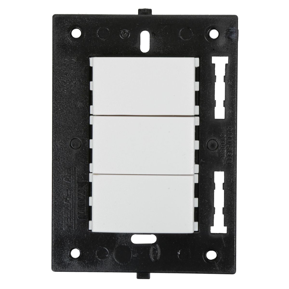 HALUX - Tapa ciega Halux Minimal Blanco