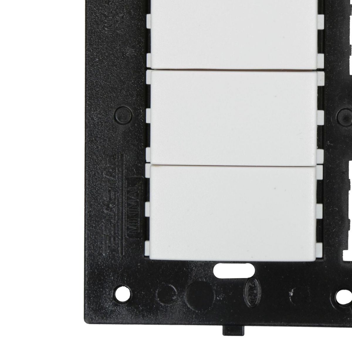 HALUX - Tapa ciega Halux Minimal Blanco