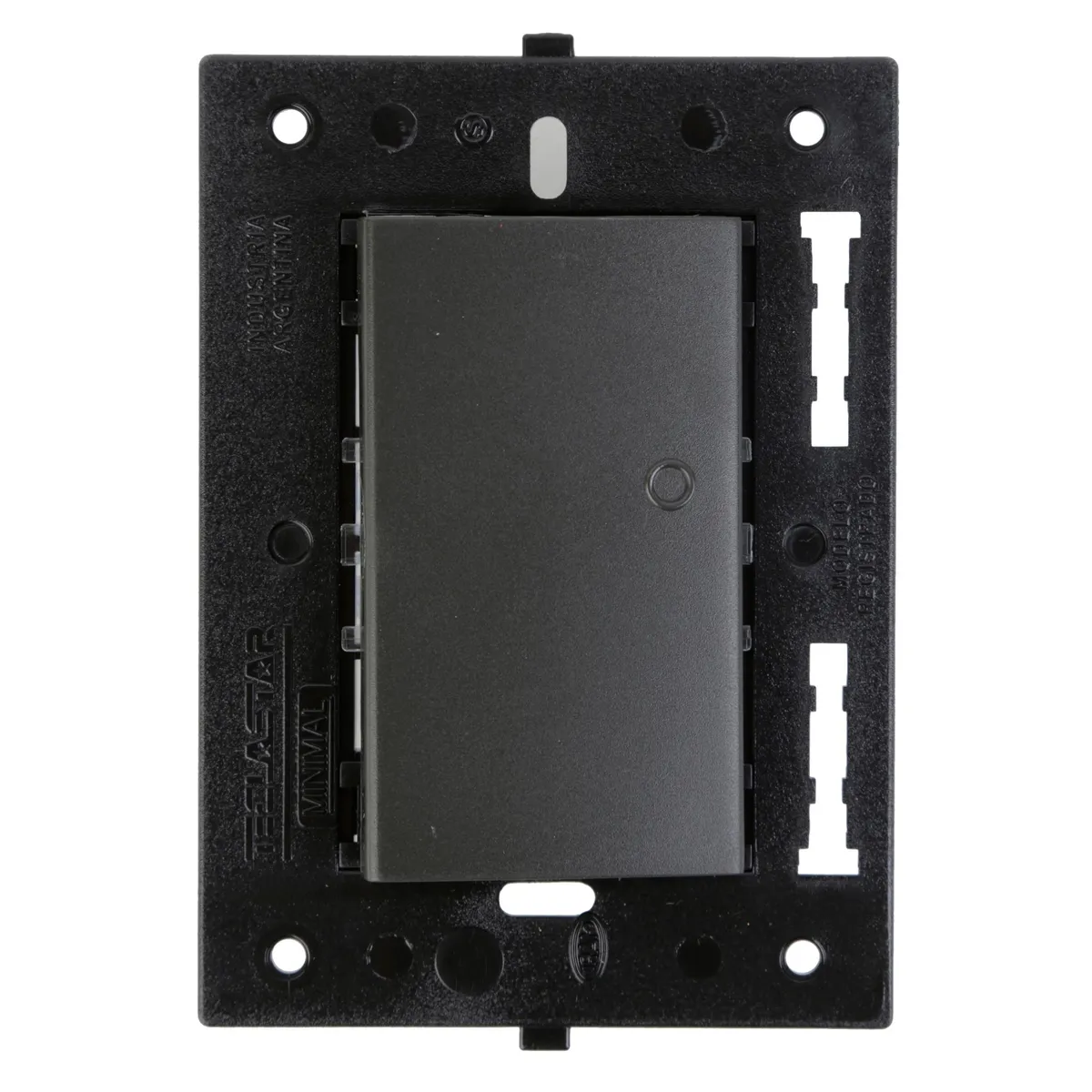 HALUX - Interruptor Simple Halux Minimal Negro