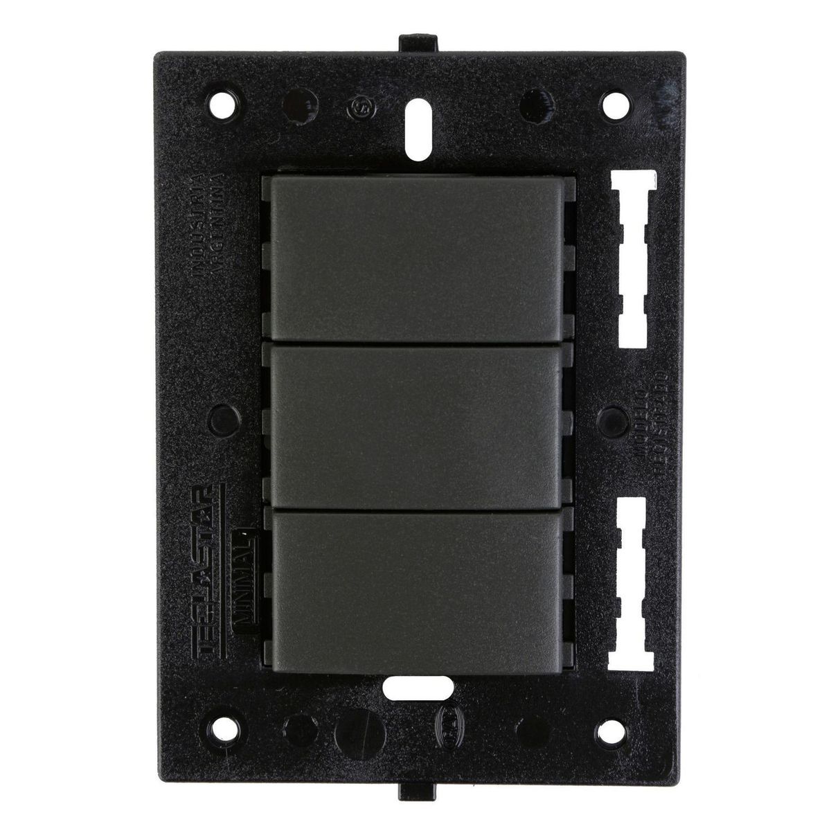 HALUX - Tapa ciega Halux Minimal Gris