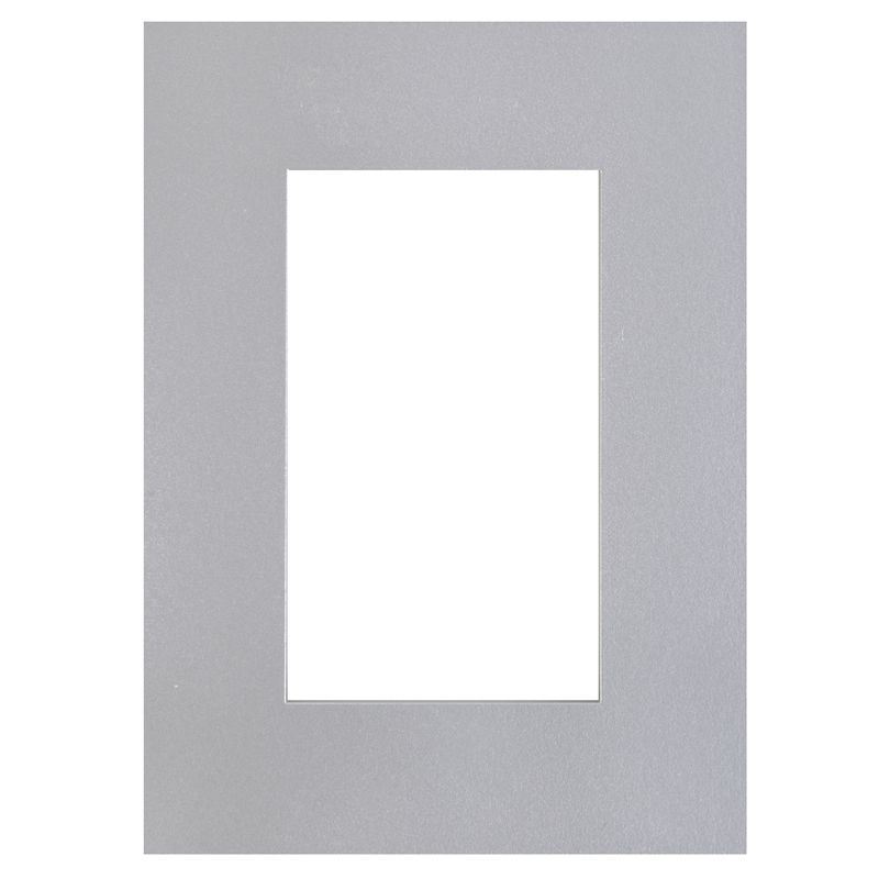 HALUX - Placa Minimal Gris Plateado