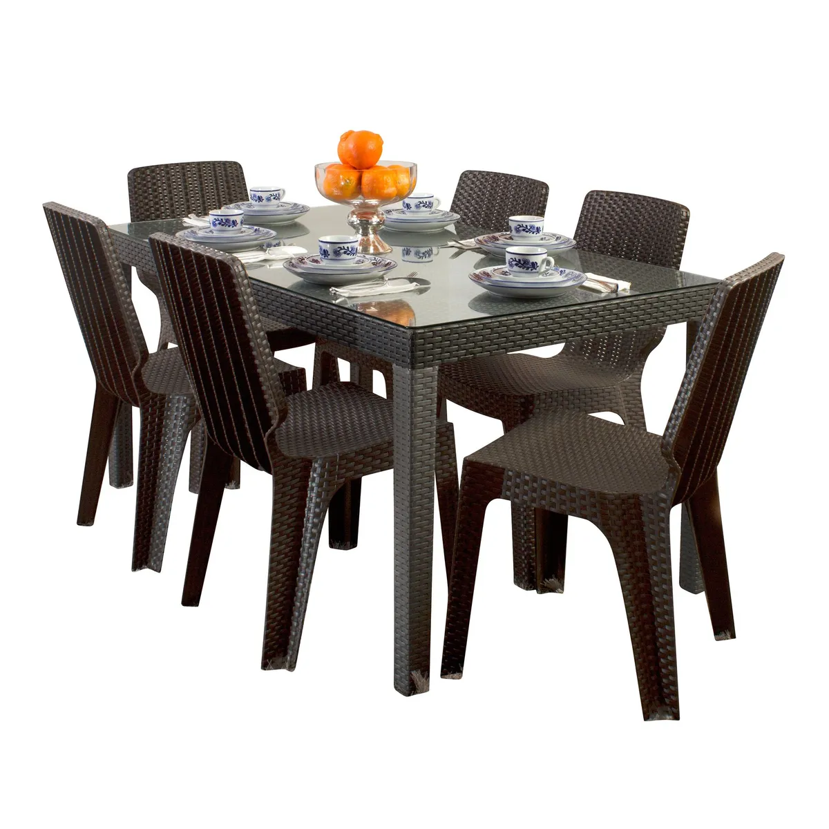 REYPLAST - Juego de comedor Tavarúa 6 Personas