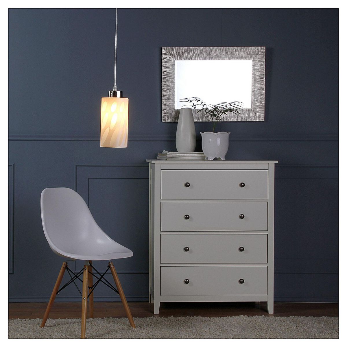 JUST HOME COLLECTION - Lámpara Colgante Alicante 1 Luz E27