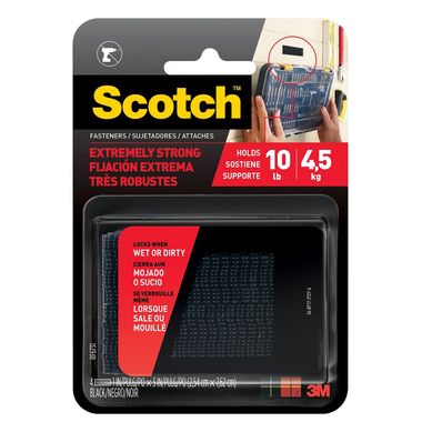 Sujetador Velcro Extra Fuerte Scotch 25.4 mm. x 76.2 mm.