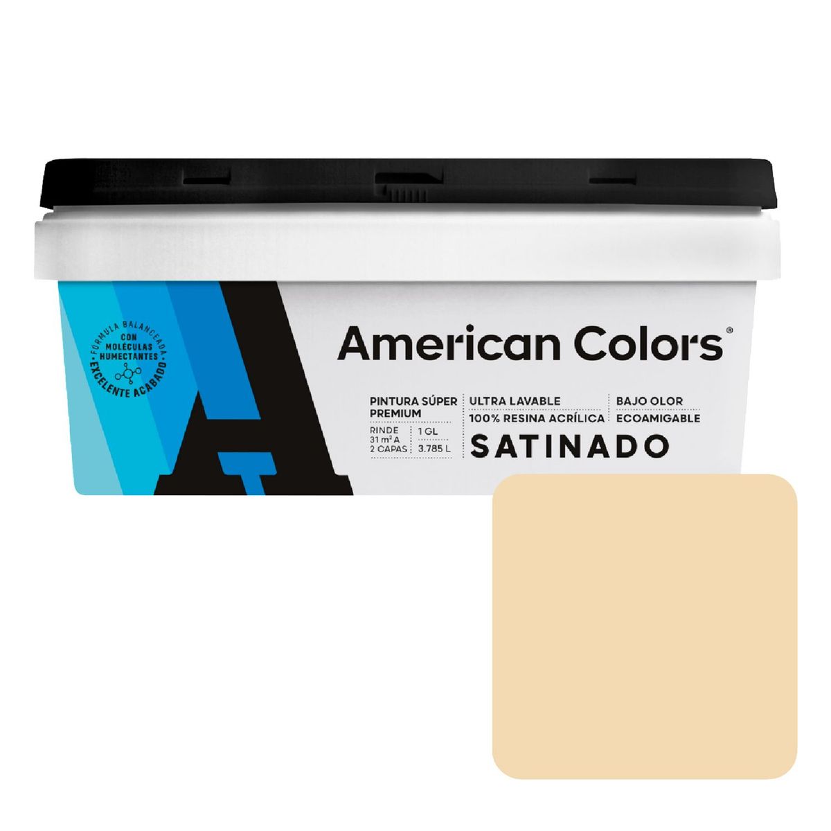 AMERICAN COLORS - Pintura American Colors Marfil 1GL